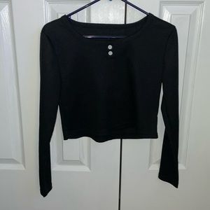 Size Medium long sleeve crop top